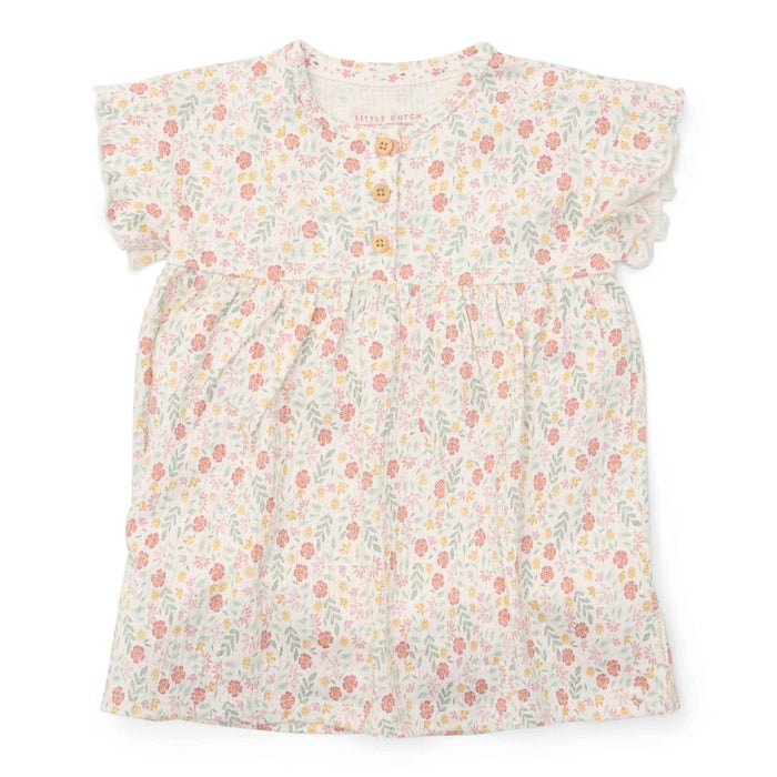Produktansicht 3: Kurzarm Kleid in Creme für Babys und Kinder