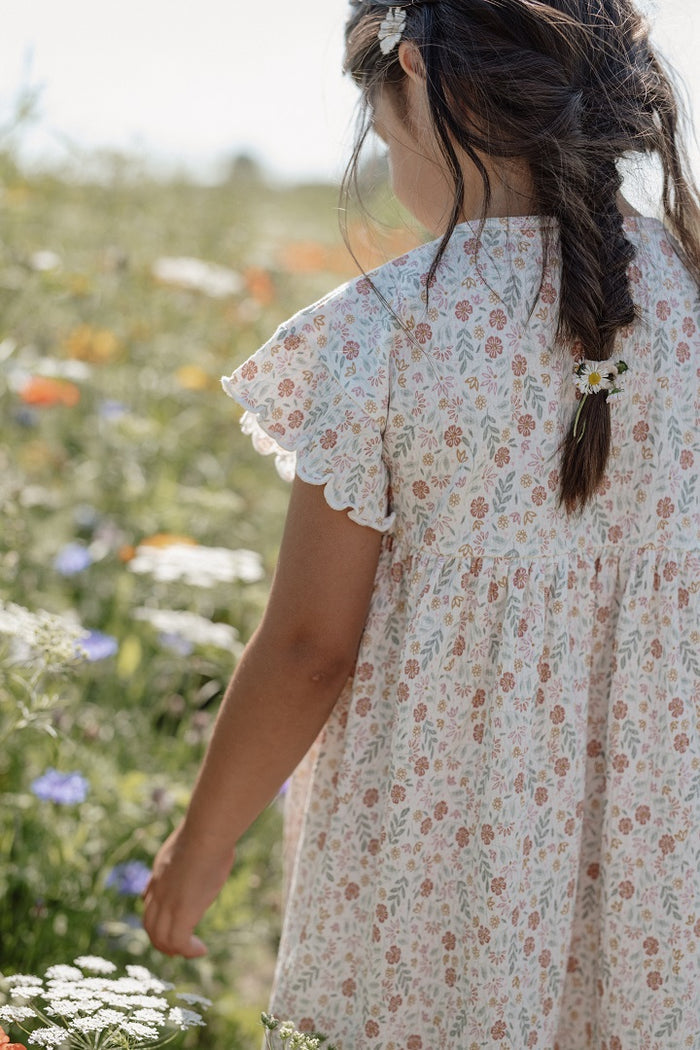 Produktansicht 6: Kurzarm Kleid in Creme für Babys und Kinder