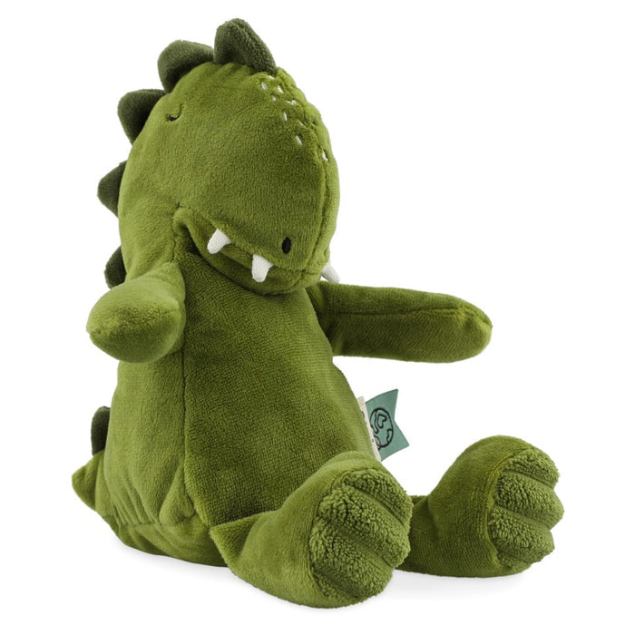 Trixie Kuscheltier Herr Dino Baby – weitere Ansicht des weichen Stofftiers aus Bio-Baumwolle und recyceltem Polyester