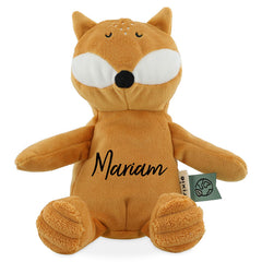 Personalisiertes Trixie Kuscheltier Baby Herr Fuchs mit Name – weicher Fuchs als individuelles Geschenk für Babys