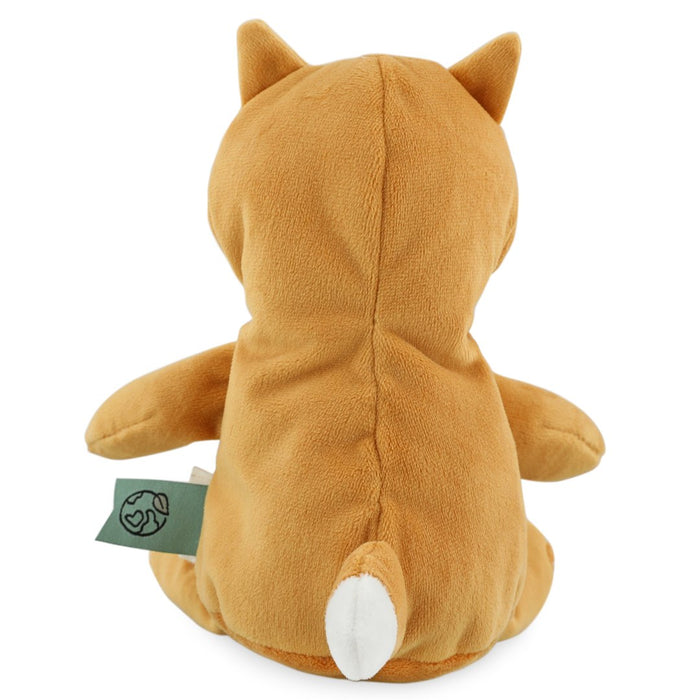 Trixie Kuscheltier Herr Fuchs Baby – Detailansicht des weichen Tierfreunds aus recyceltem Crystal-Velboa-Stoff