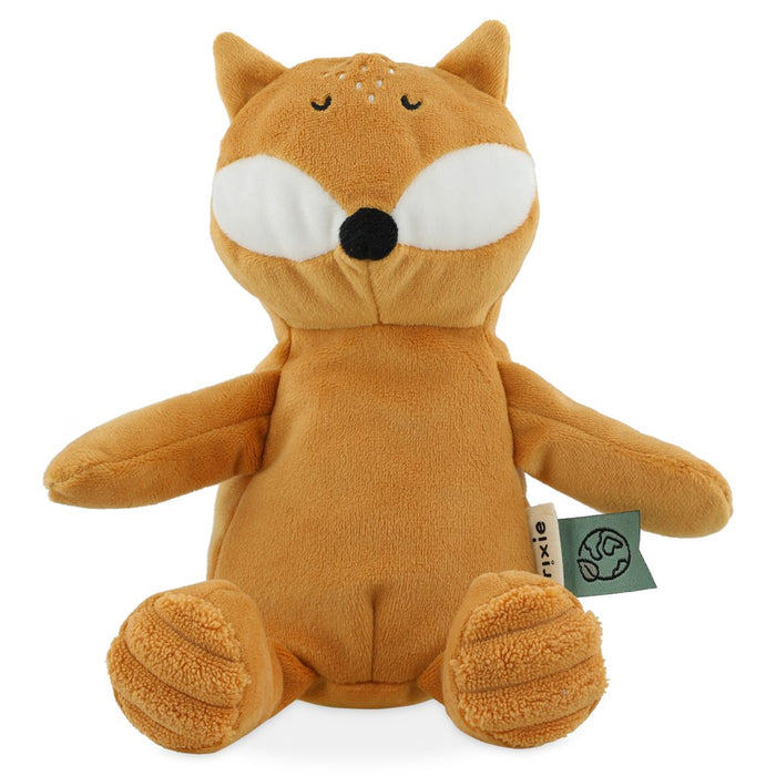 Trixie Baby Kuscheltier Herr Fuchs – Produktansicht des weichen Stofftiers für Babys zum Schlafen, Spielen und Mitnehmen