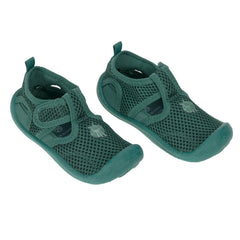Lässig Kinder-Badeschuhe Grün Größe 20 mit Klettverschluss und flexibler TPR-Sohle