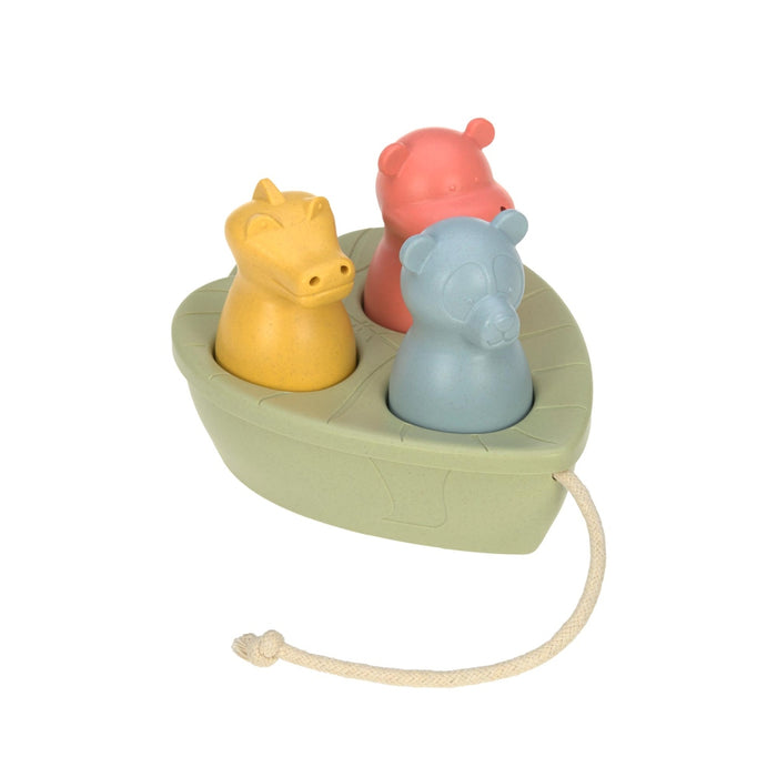 Lässig Water Friends Badespielzeug mit Boot und drei Tierfiguren