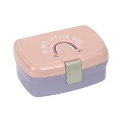 Lässig Kinder-Brotdose Rainbow Rosa aus BPA-freiem Polypropylen