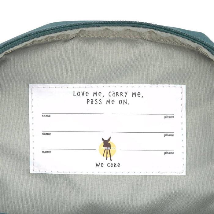 Lässig Little Gang Kindergartenrucksack Dunkelgrün mit 6,5 Liter Volumen
