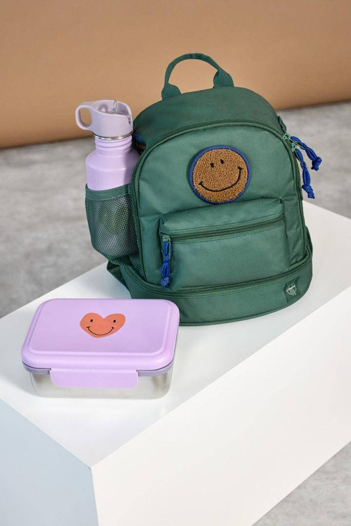 Lässig Little Gang Kindergartenrucksack Dunkelgrün mit 6,5 Liter Volumen