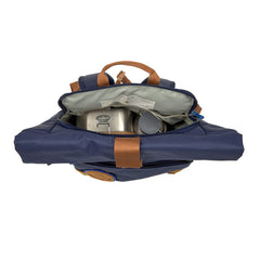 Lässig Little Gang Rolltop-Kinderrucksack Dunkelblau mit 12 bis 15 Liter Volumen