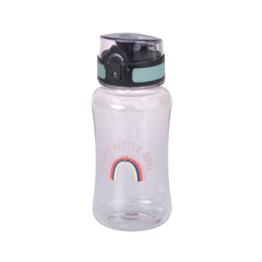LÄSSIG Tiny Outdoor Trinkflasche Regenbogen 420 ml – robuste Kinderflasche mit Regenbogenmotiv für Kindergarten, Schule und Ausflüge