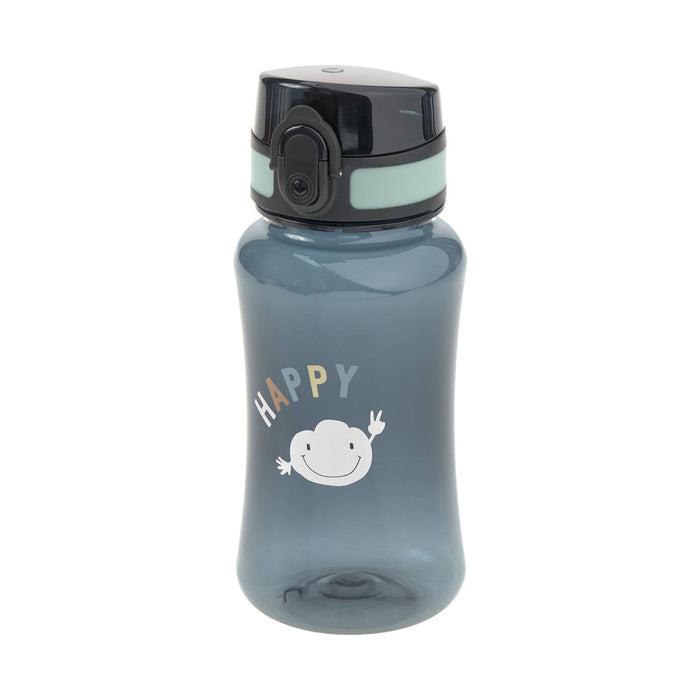 LÄSSIG Tiny Outdoor Trinkflasche Wolken 420 ml – robuste Kinderflasche mit Wolkenmotiv für Kindergarten, Schule und Ausflüge