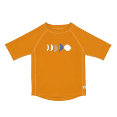 Lässig UV-Badeshirt Mond Goldgelb in Größe 74/80 mit UV-Schutz 60