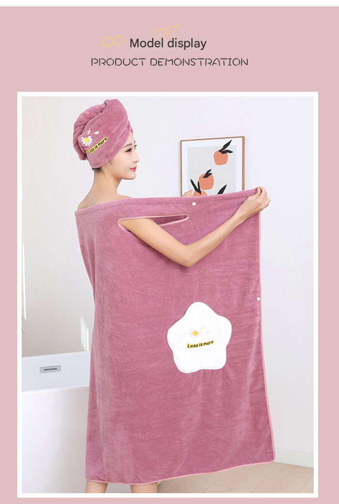 MF07254 Women absorbent Bath Dress