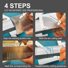 MG06791 Hollow 90° Folding Ruler