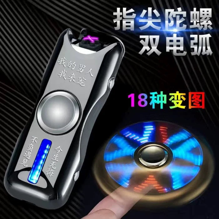 MG50563 Fidget Spinner၊ အားပြန်သွင်းနိုင်သော မီးခြစ်