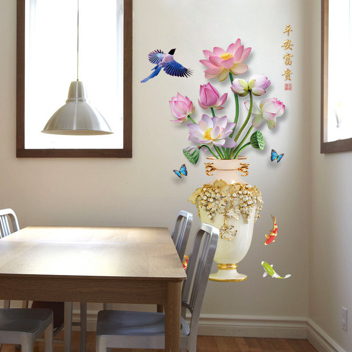 MH06708 Flower Wall Decoration Sticker