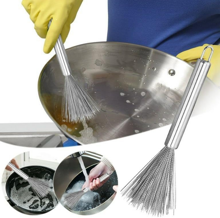 MH06757 304 Stainless Steel Pot Brush ( 2pcs )