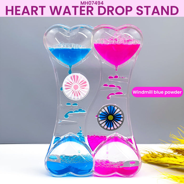 MH07494 Heart Water Drop Stand