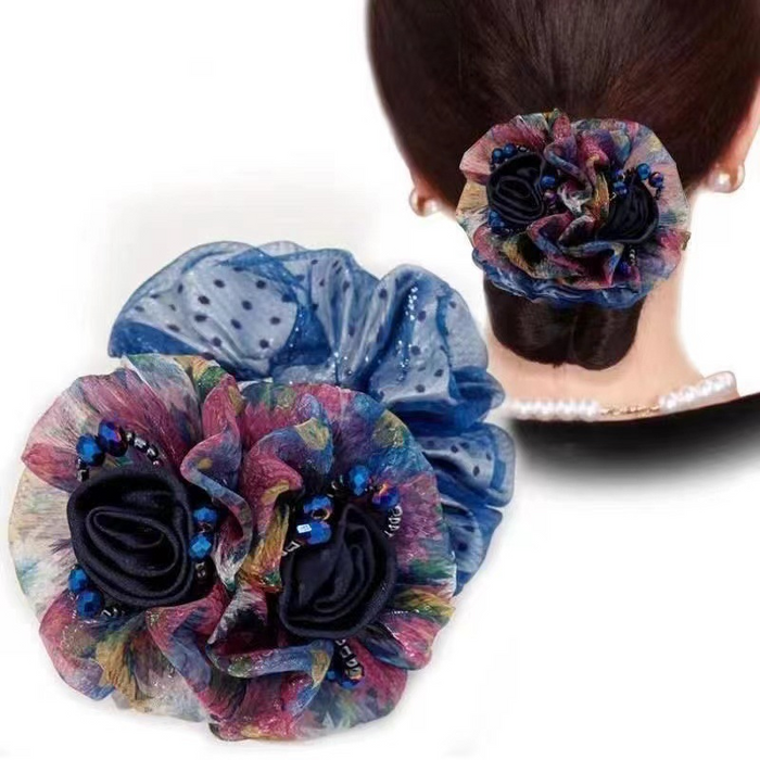 MJ06777 Flower Headband (2 pcs)