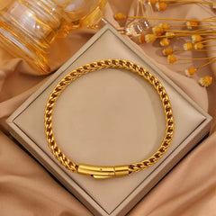 MJ06925 Men's Spiga Chain Bracelet