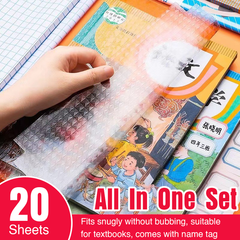 MO07034 Transparent Book Cover
