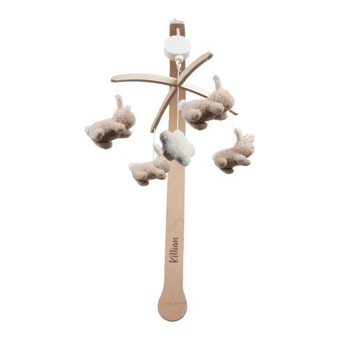 Musik-Mobile Baby Bunny – personalisierbar, 0–6 Monate