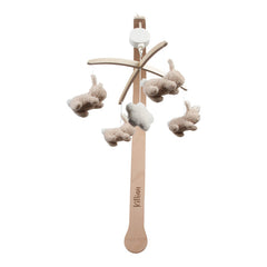 Musik-Mobile Baby Bunny – personalisierbar, 0–6 Monate