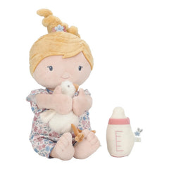Personalisierte Kuschelpuppe Baby Julia mit Name – Geschenk zur Geburt | Schmatzepuffer®