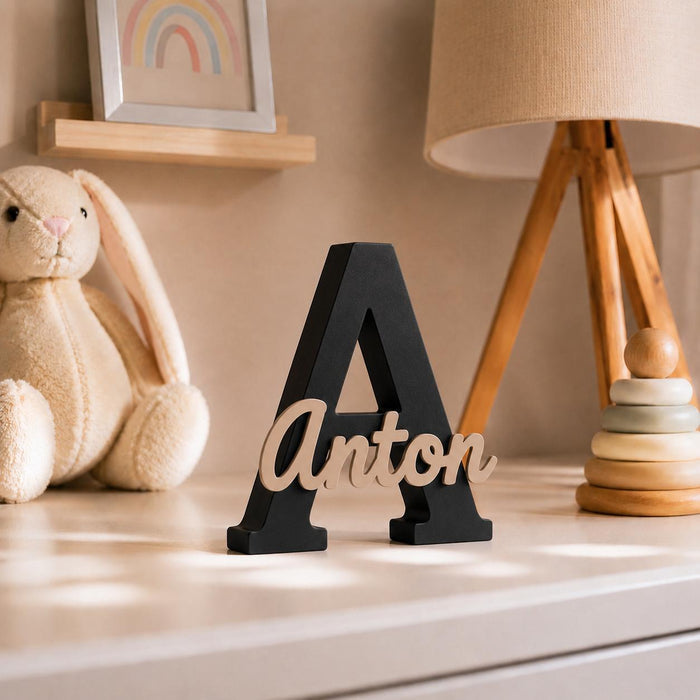 Personalisiertes 3D-Namensschild fürs Kinderzimmer – 15 oder 20 cm