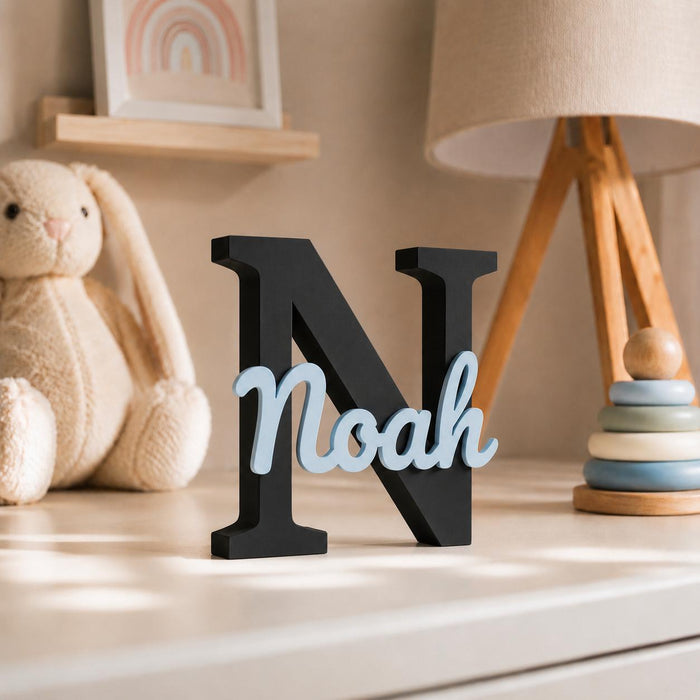 Personalisiertes 3D-Namensschild fürs Kinderzimmer – 15 oder 20 cm