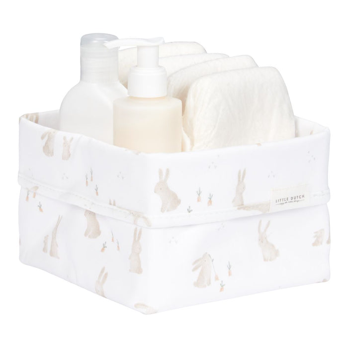 Kleines Little Dutch Pflegekörbchen Baby Bunny – praktischer Wickelkorb für Baby-Pflegeprodukte und kleine Alltagsutensilien