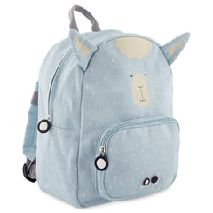 Trixie Kinder-Rucksack Herr Alpaka – Rucksack mit Alpakamotiv, Brustschnalle und Fronttasche für Kindergarten und Schule