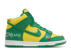 Nike SB Dunk High Supreme By Any Means Brazil (WORN)