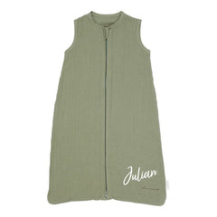 Schlafsack Sommer Musselin 70 cm - Pure Olive | Little Dutch