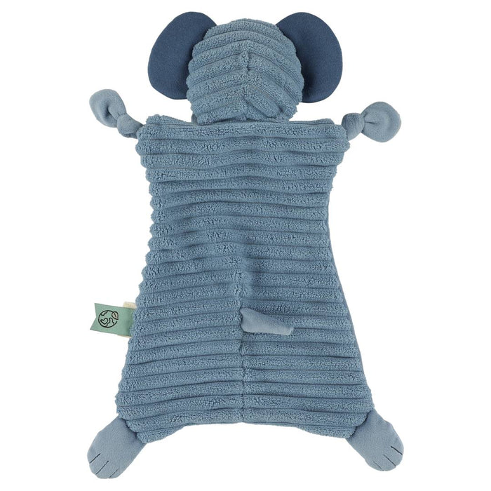 Trixie Schnuffeltuch Frau Elefant – Detailansicht des weichen Schmusetuchs aus Bio-Baumwolle und recycelten Materialien
