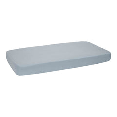 Spannbettlaken Einzelbett Pure Denim Blue 90 x 200 cm | Little Dutch