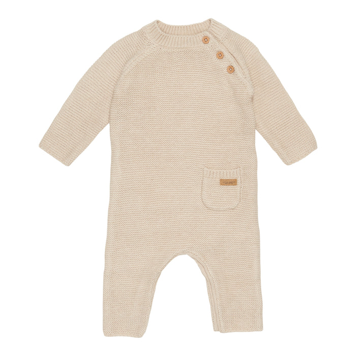 Strick-Strampler Little Goose Sand | Little Dutch