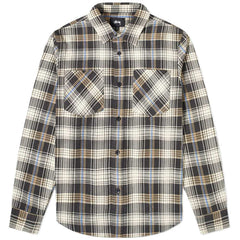 Stussy Lawrence Plaid Shirt Black (WORN)