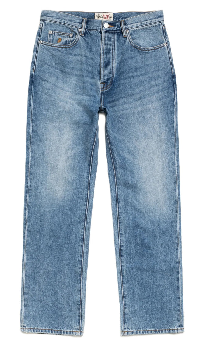 Stussy New Slim Jean Denim (Indigo Stone Wash)