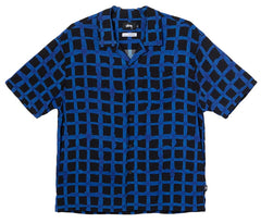 Stussy NOMA Hand Drawn Grid Shirt Black/Blue