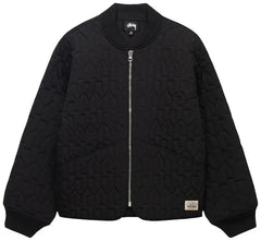 Stussy S Quilted Liner Jacket Black (WORN)