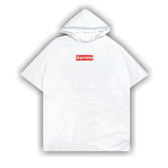 Supreme Ballpark Rain Poncho (SS20 Season Gift) White/Red