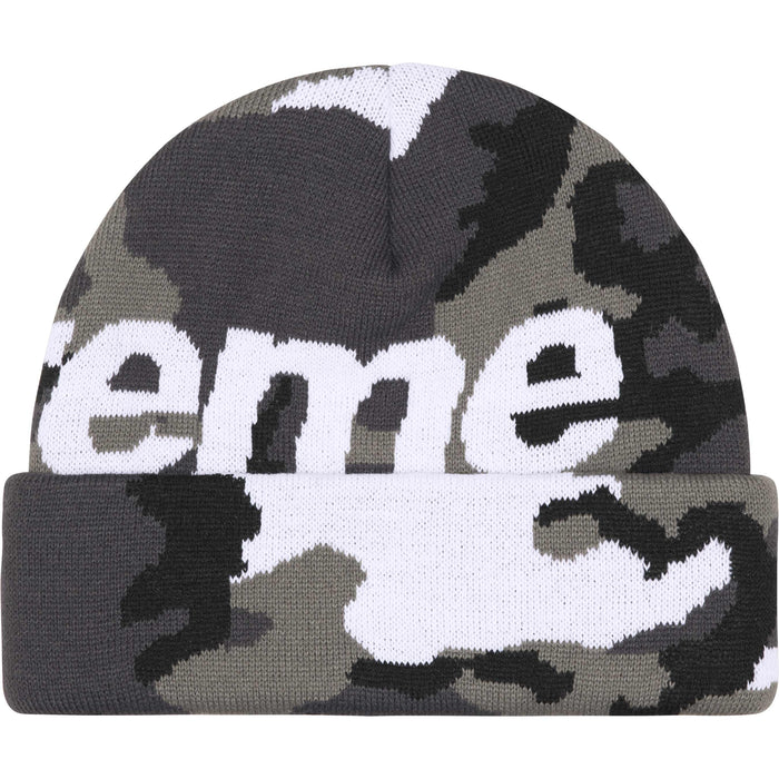 Supreme Big Logo Beanie Snow Camo (FW25)