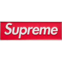 Supreme Box Logo Car Emblem Red