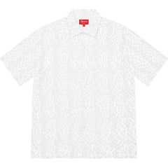 Supreme Chainstitch Chiffon Shirt White (WORN)