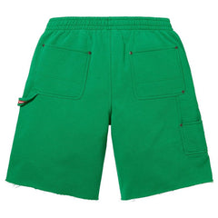 Supreme Double Knee Painter Sweatshorts (Green)