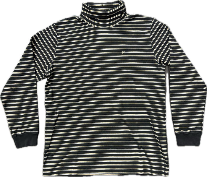 Supreme Gold Stripe Turtleneck Black