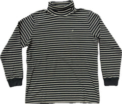 Supreme Gold Stripe Turtleneck Black