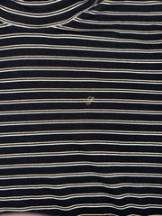 Supreme Gold Stripe Turtleneck Black