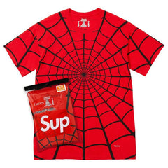 Supreme Hanes Spider-Man Tagless Tees (2 Pack) Red