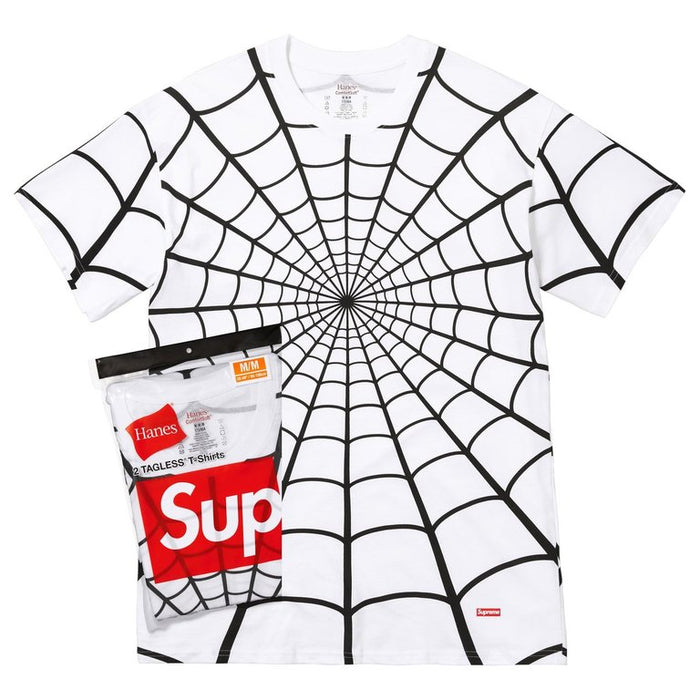 Supreme Hanes Spider-Man Tagless Tees (2 Pack) White